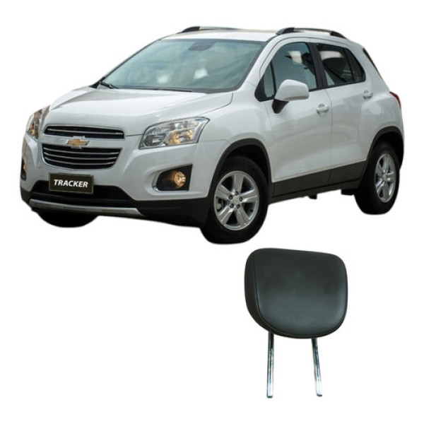 Encosto Cabeça Traseiro Chevrolet Tracker 2015 1.8 Original Preto