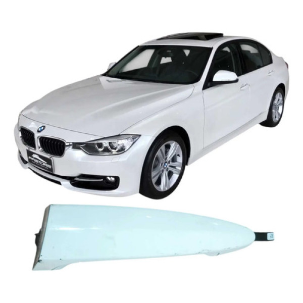 Maçaneta Porta Traseira Direita Bmw 320i 2.0 2015 Original Branco Traseira
