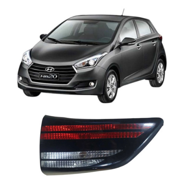 Lanterna Porta Malas Traseira Direita Hyundai Hb20 2017  Direito/passageiro Vermelho