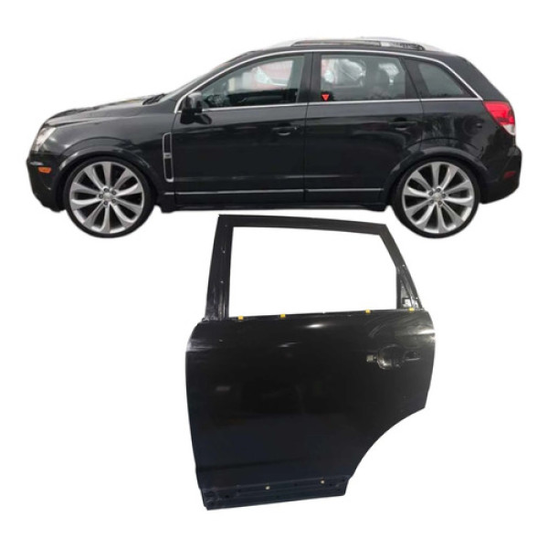 Porta Traseira Esquerda Captiva Sport Fwd 2010 22854756 Traseira Esquerdo Preto