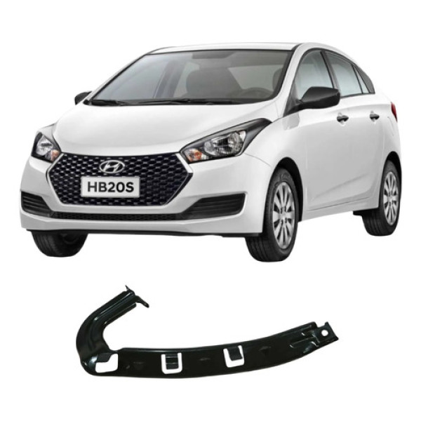 Guia Esquerdo Parachoque Hyundai Hb20 2019 1.0 Original