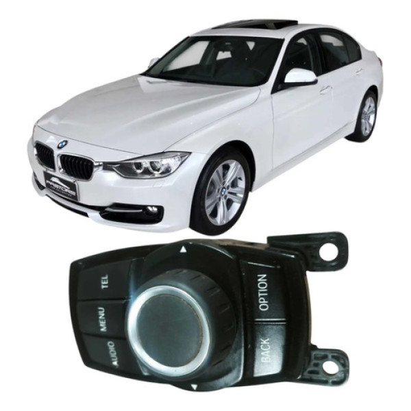 Botão Comando Idrive Multimídia Bmw 320i 2.0 Original