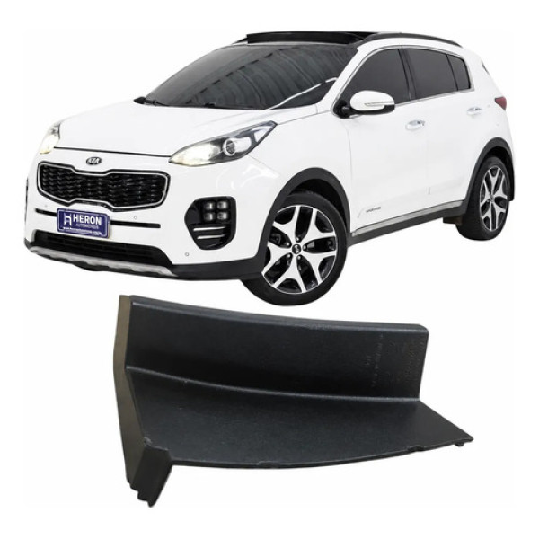 Acabamento Lanterna Esquerda Kia Sportage 2018 2.0 Original Ambos Lados Preto
