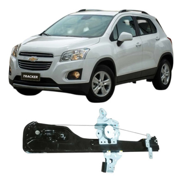 Maquina Vidro Dianteira Esquerda Tracker 2015 1.8 Original