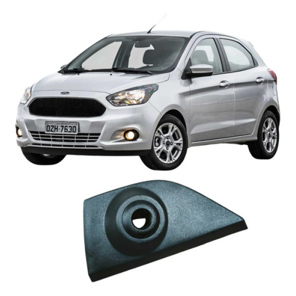 Moldura Interna Retrovisor Direito Ford Ka 2017 E3b5a23408 Preto