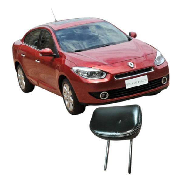 Encosto Cabeça Traseiro Renault Fluence 2014 2.0 Original Preto