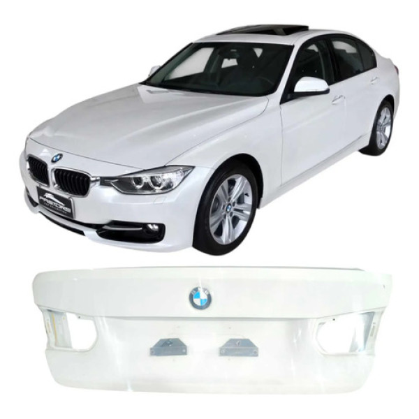 Tampa Traseira Porta Mala Bmw 320i 2015 2.0 Original Branco
