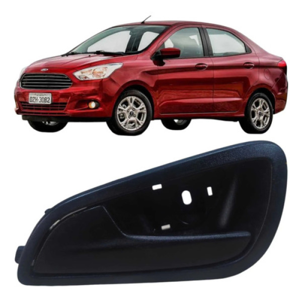Maçaneta Interna Diant Esquer Ford Ka 2018 E3b5a22601a Preto Preto Dianteira