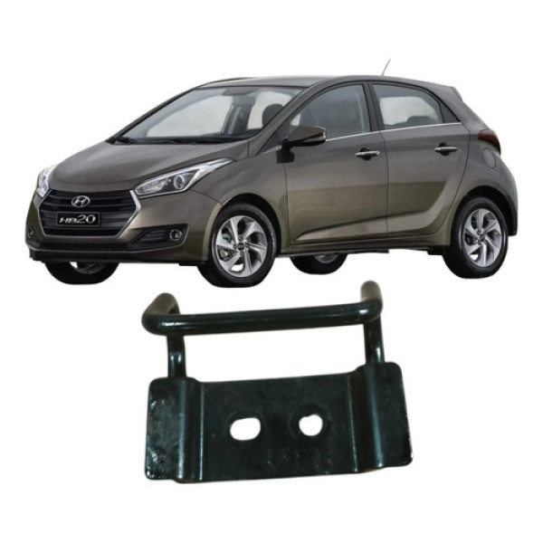 Suporte Banco Traseiro Encosto Hyundai Hb20 2016 Original Preto