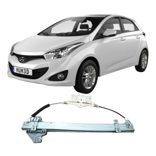Maquina Vidro Elétrico Traseira Esquerda Hyundai Hb20 2014