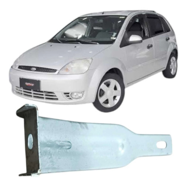 Suporte Capa Painel Ford Fiesta 2005 1.0 Original Prateado Listras