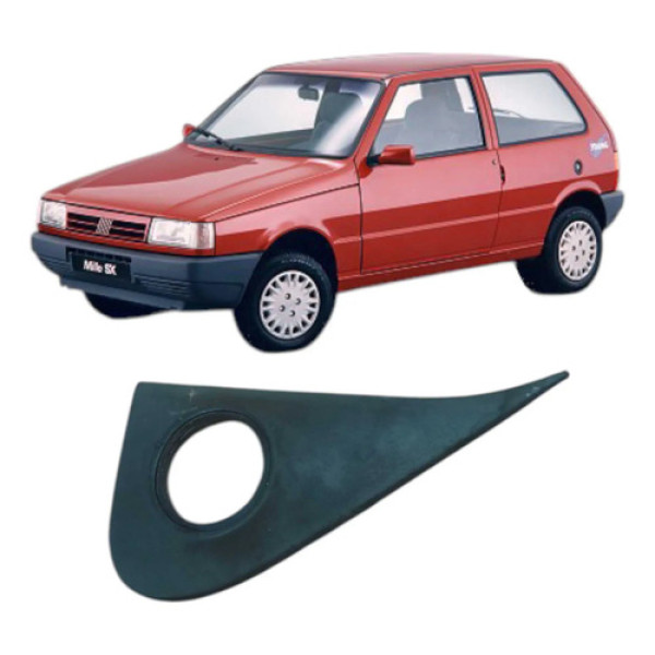 Acabamento Retrovisor Esquerdo Fiat Uno Mille 1996/2000 Preto