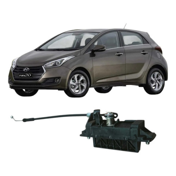 Maçaneta Tampa Porta Mala Hyundai Hb20 2016 1.0  817201s020 Preto