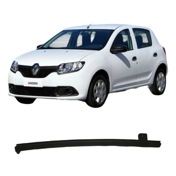 Canaleta Vidro Traseiro Esquerdo Sandero 2014 1.0 Original Preto