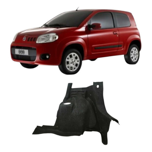 Forro Direito Tampa Porta Mala Fiat Uno 2014 1.0 Original 