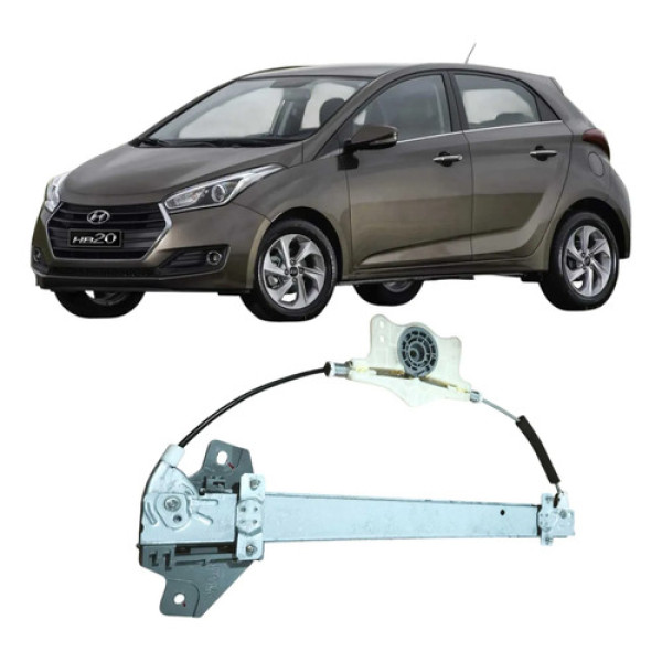 Maquina Vidro Dianteira Esquerda Hyundai Hb20 2016 Original