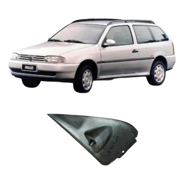 Acabamento Esquerdo Retrovisor Vw Parati 1997 1.0 Original Preto