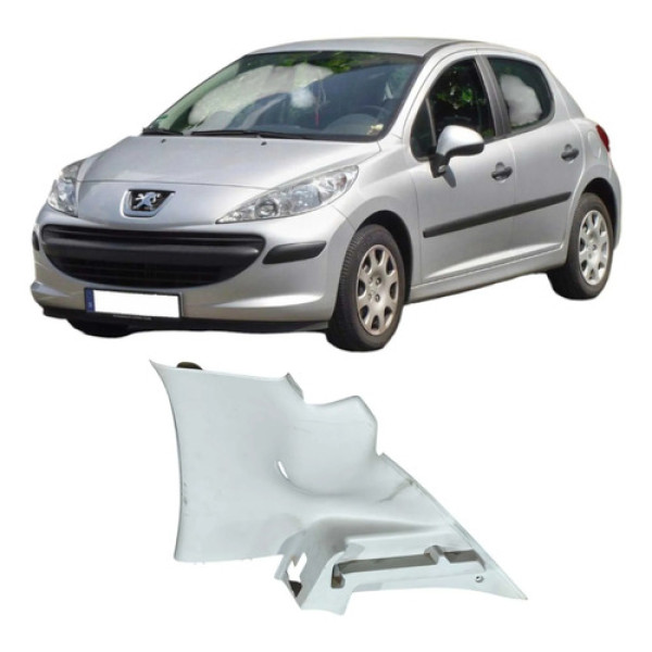  Acabamento Bagagito Traseiro Direito Peugeot 207 1.4  Prateado