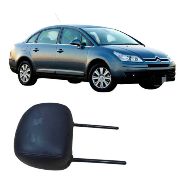 Encosto Cabeça Dianteira Esquerda Citroën C4 2008 2.0 Preto