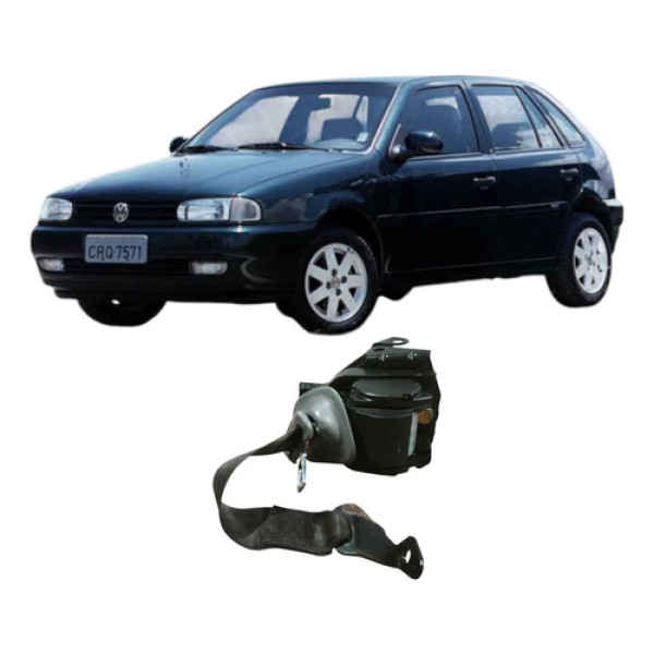 Cinto Dianteiro Direito Volkswagen Gol 1999 1.0 Original