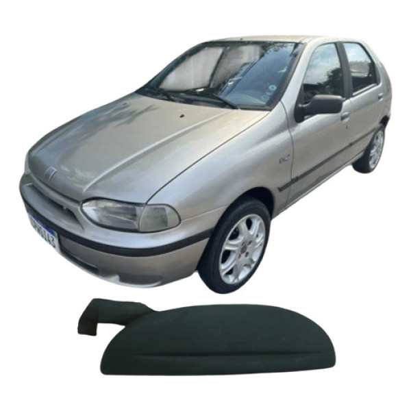 Maçaneta Porta Dianteira Esquerda Fiat Palio 1997 Original Branco Dianteira