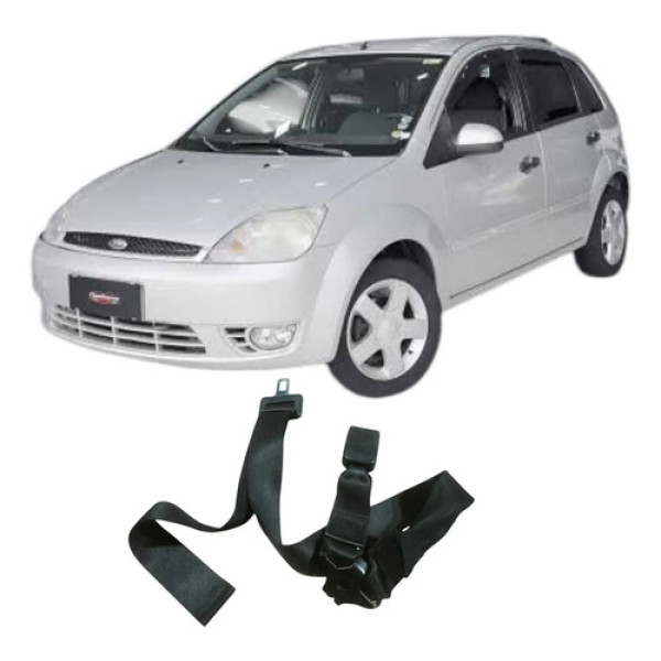 Cinto Segurança Traseiro Ford Fiesta 2005 1.0 Original