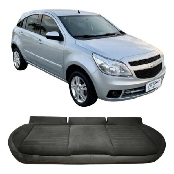 Assento Banco Traseiro Chevrolet Agile 2012 1.4 Original Cinza-escuro