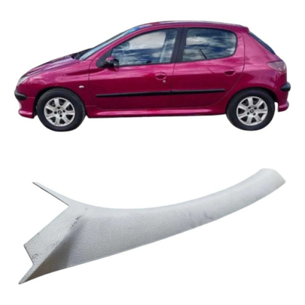 Moldura Coluna Parabrisa Esquerd Peugeot 206 2008 9625053477