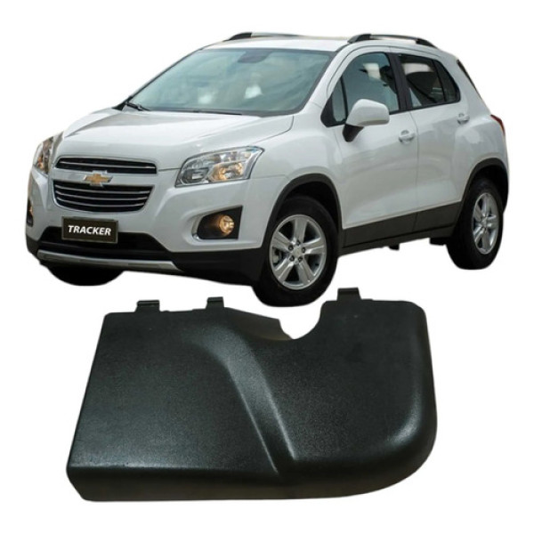 Moldura Do Retrovisor Esq Chevrolet Tracker 2015 1.8 Orig Preto