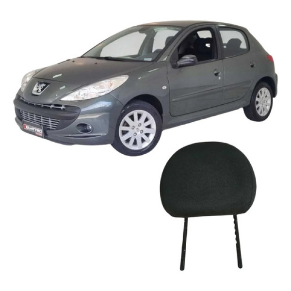 Encosto Cabeça Dianteiro Peugeot 207 2009 1.4 Original Preto