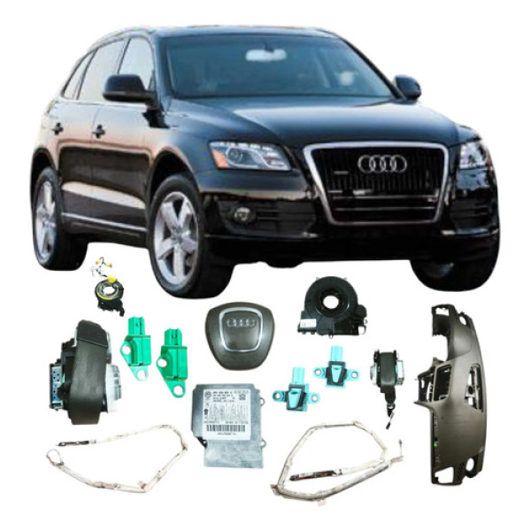 Kit Airbag Audi Q5 2.0 Tfsi 2012 Automatico 8r0959655 Preto