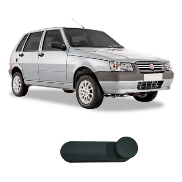 Manivela Maquina Vidro Fiat Uno 2004 1.0 Original 1821042 Preto
