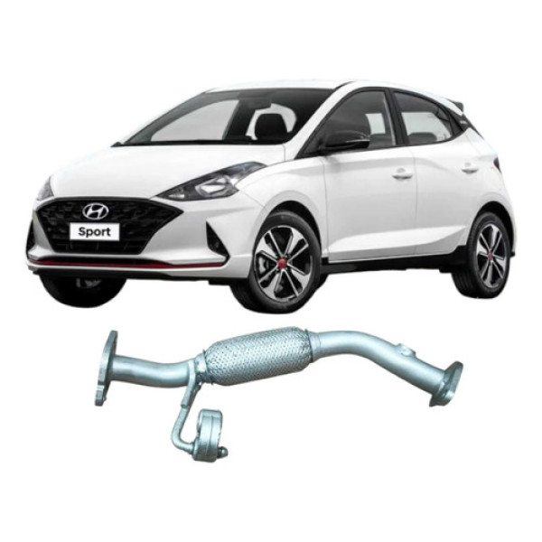 Flexível Do Escape Hyundai Hb20 1.0 3cc 2021 Original