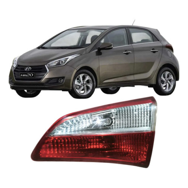 Lanterna Tampa  Traseira Ld Hyundai Hb20 2016 Original Direito/passageiro Laranja-claro