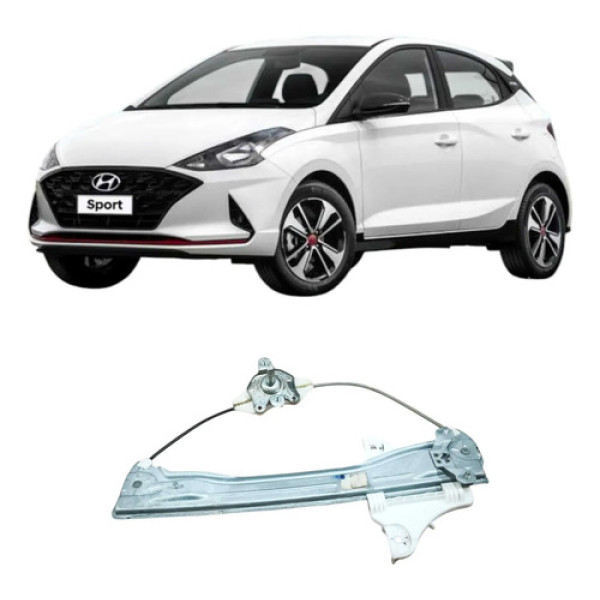 Maquina Vidro Traseira Direita Hyundai Hb20 2021 Original