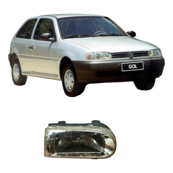 Farol Esquerdo Volkswagen Gol 1995 1.0 Original Esquerdo/motorista