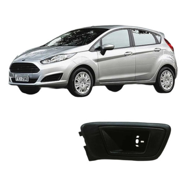 Maçaneta Traseira Esquerda Ford Fiesta 2014 1.5 8a61a22601 Preto Traseira