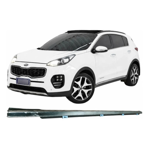 Pestana Esterna Traseira Direita Kia Sportage 2018 Original Prateado
