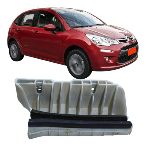 Guia Vidro Traseira Direita Citroën C3 2013 9682972680 Branco