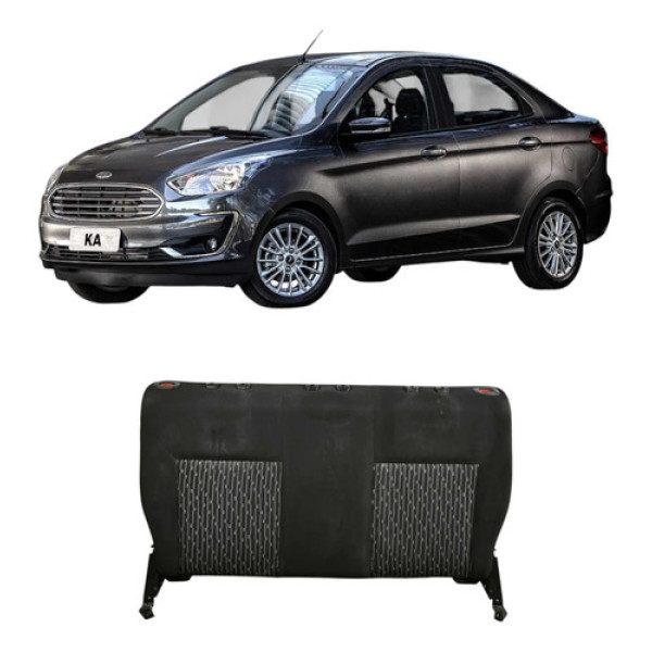 Encosto Banco Traseiro Ford Ka 2020 1.0 3c Original Preto