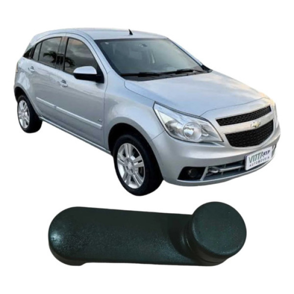Manivela Vidro Chevrolet Agile 2012 1.4 Original 9024715  Preto