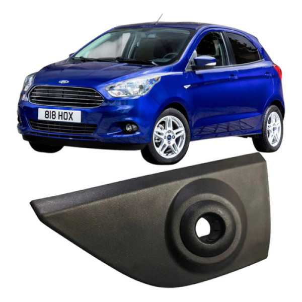 Moldura Interna Retrovisor Direito Ford Ka 2017-2021  Preto