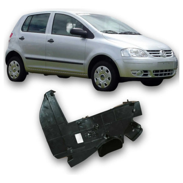 Lateral Caixa Ar Condicionado Fox 2007 1.6 Original Preto