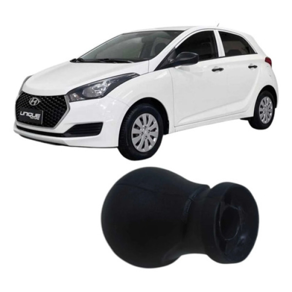 Manopla Alavanca Câmbio Hyundai Hb20 2016 2017 2018 Original Branco