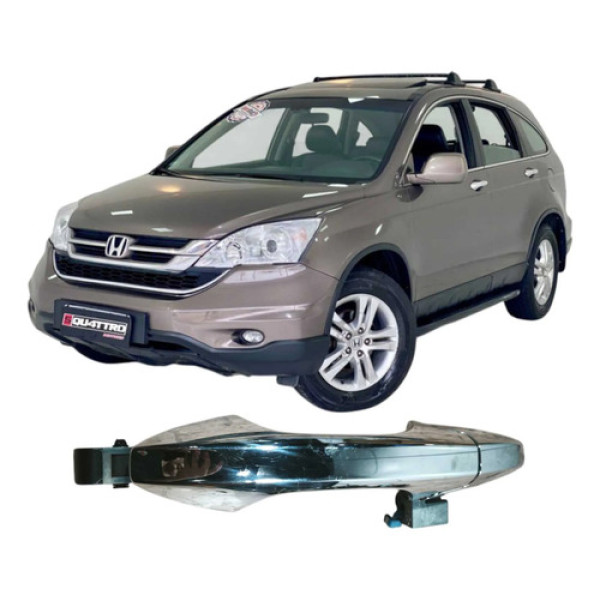 Maçaneta Externa Diant Dir Honda Cr-v 2010 2.0 Orig Preto Dianteira