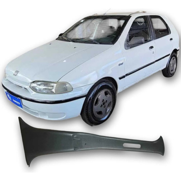 Moldura Coluna Central Direita Fiat Palio 1997 1.0 Original  Preto