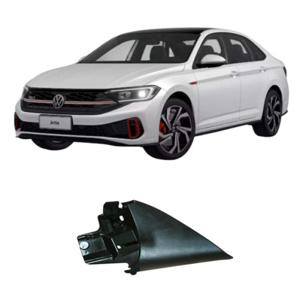 Moldura Interna Retrovisor Direito Vw Jetta 2023 17a837994 Preto