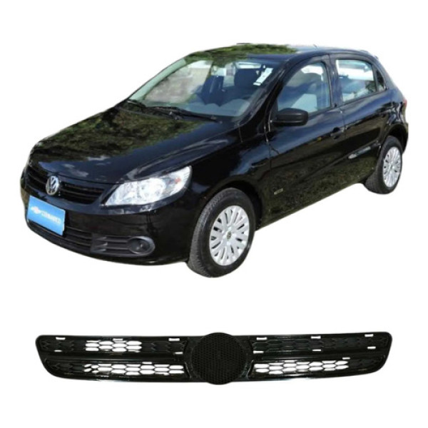 Grade Dianteira Radiador Volkswagen Gol 2009 1.0 Original Preto