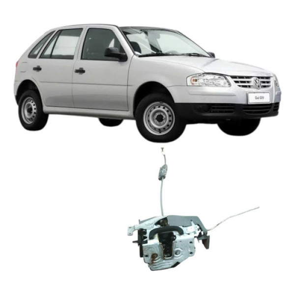 Fechadura Porta Traseira Esquerda Vw Gol 2009 1.0 Original