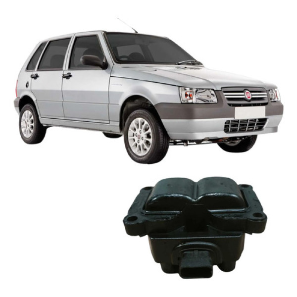 Bobina Ignição Fiat Uno Mille 2001 1.0 Original 